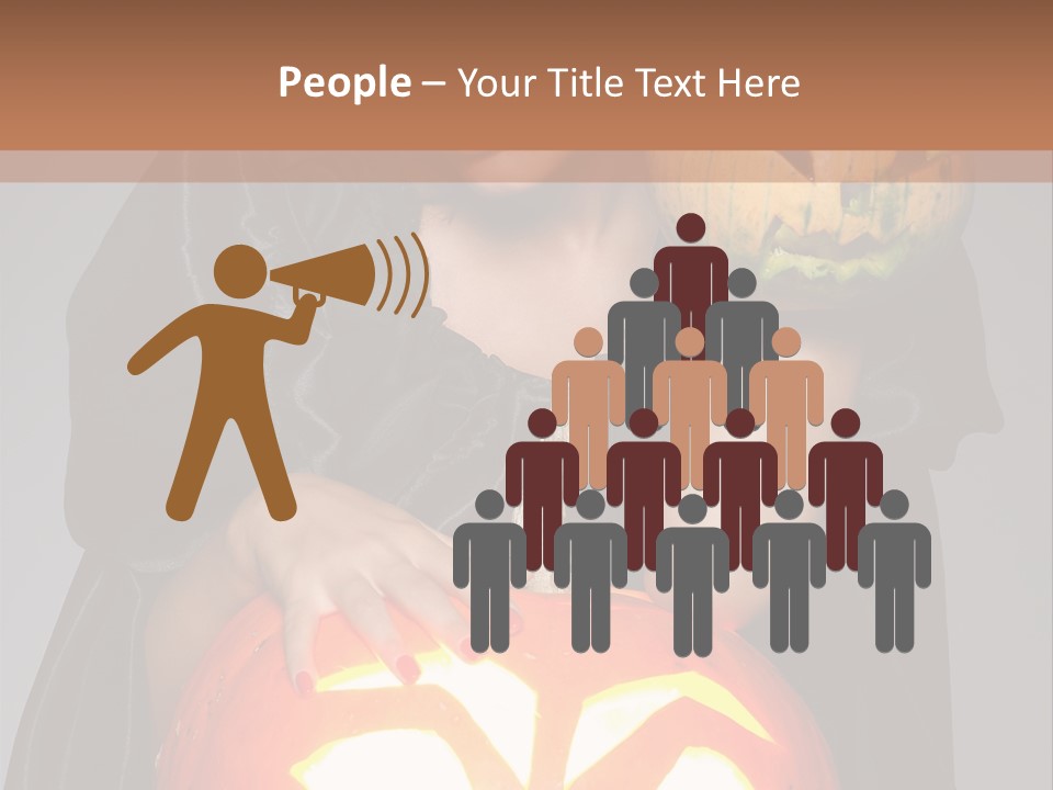 To Cut Out Celebration Hair PowerPoint Template