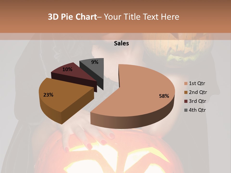 To Cut Out Celebration Hair PowerPoint Template