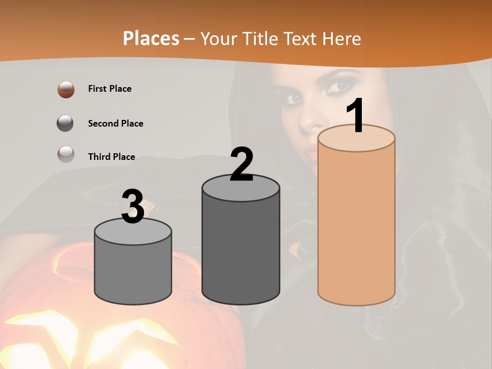 Costume Evil Sweetness PowerPoint Template