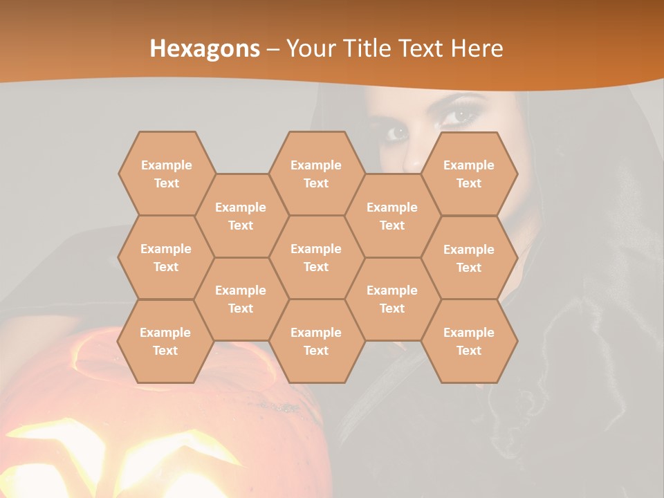 Costume Evil Sweetness PowerPoint Template