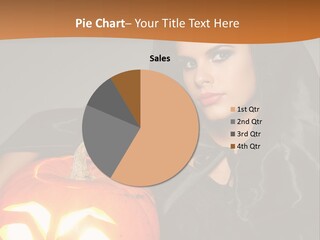 Costume Evil Sweetness PowerPoint Template