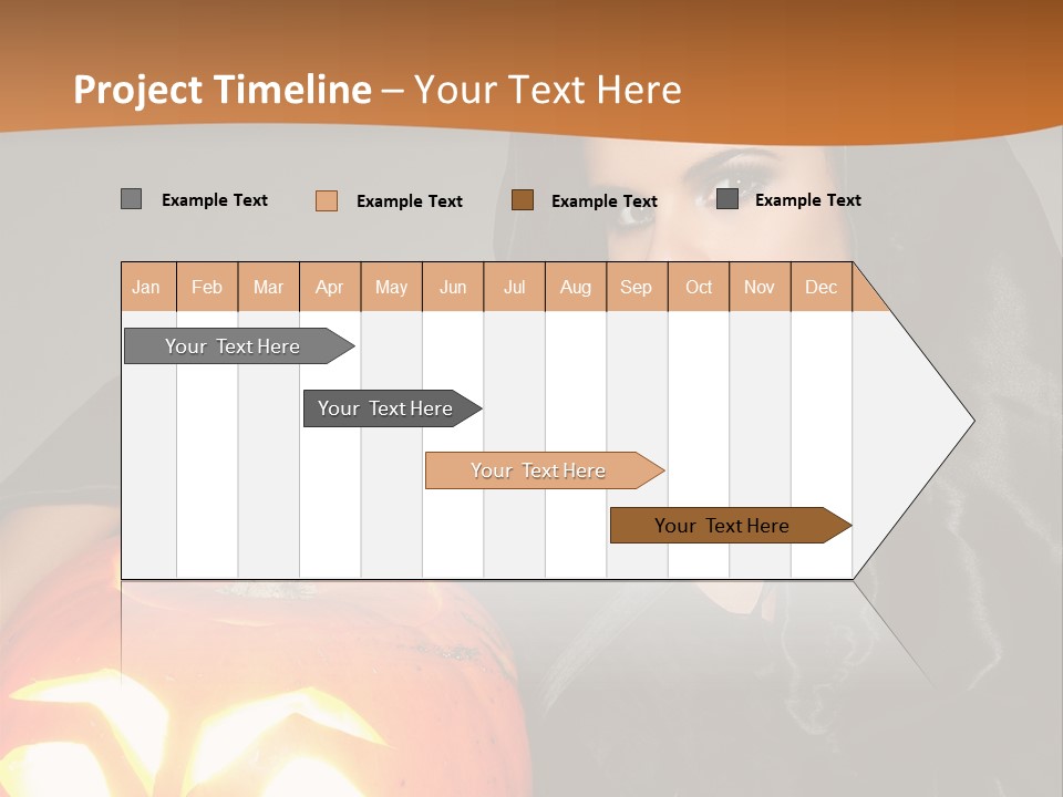 Costume Evil Sweetness PowerPoint Template