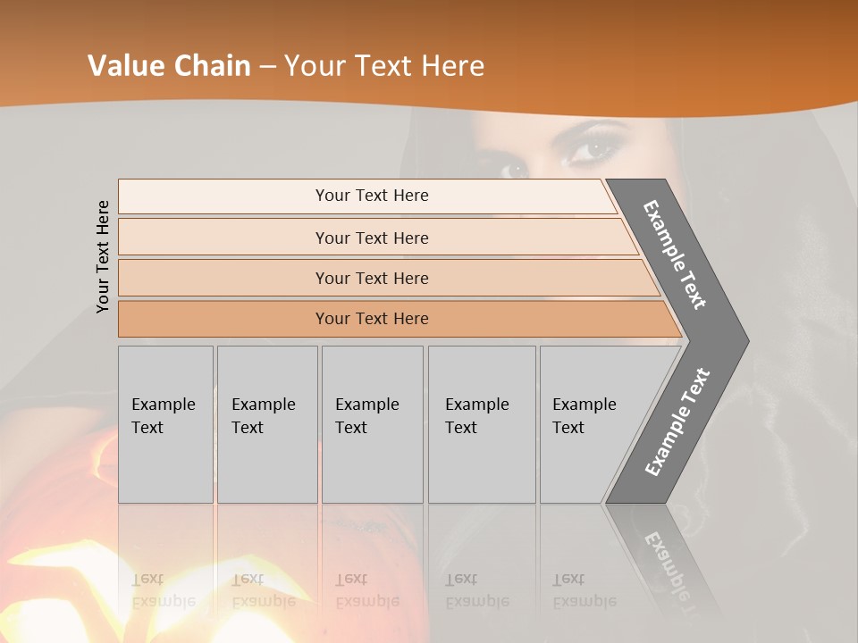 Costume Evil Sweetness PowerPoint Template