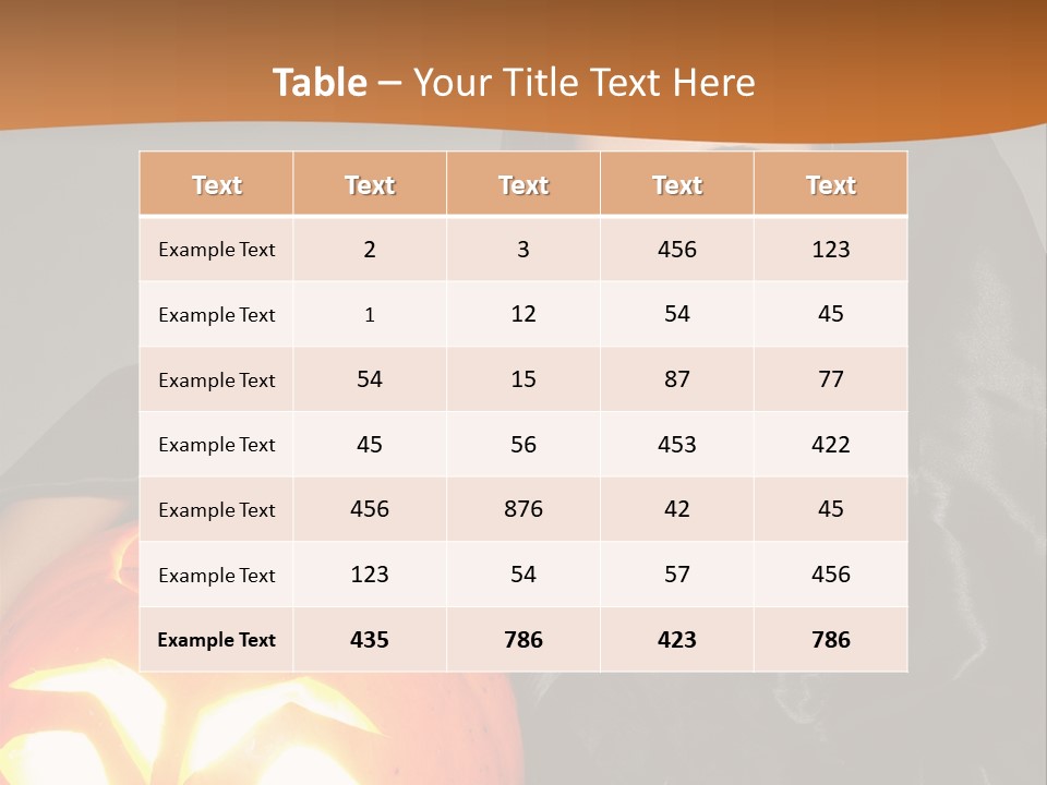 Costume Evil Sweetness PowerPoint Template