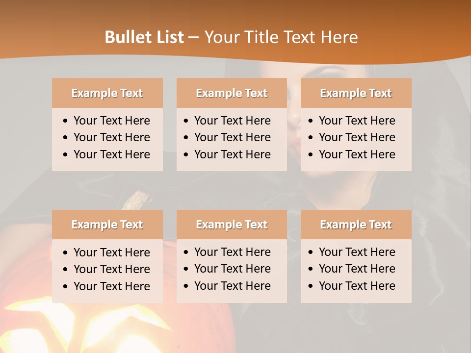 Costume Evil Sweetness PowerPoint Template