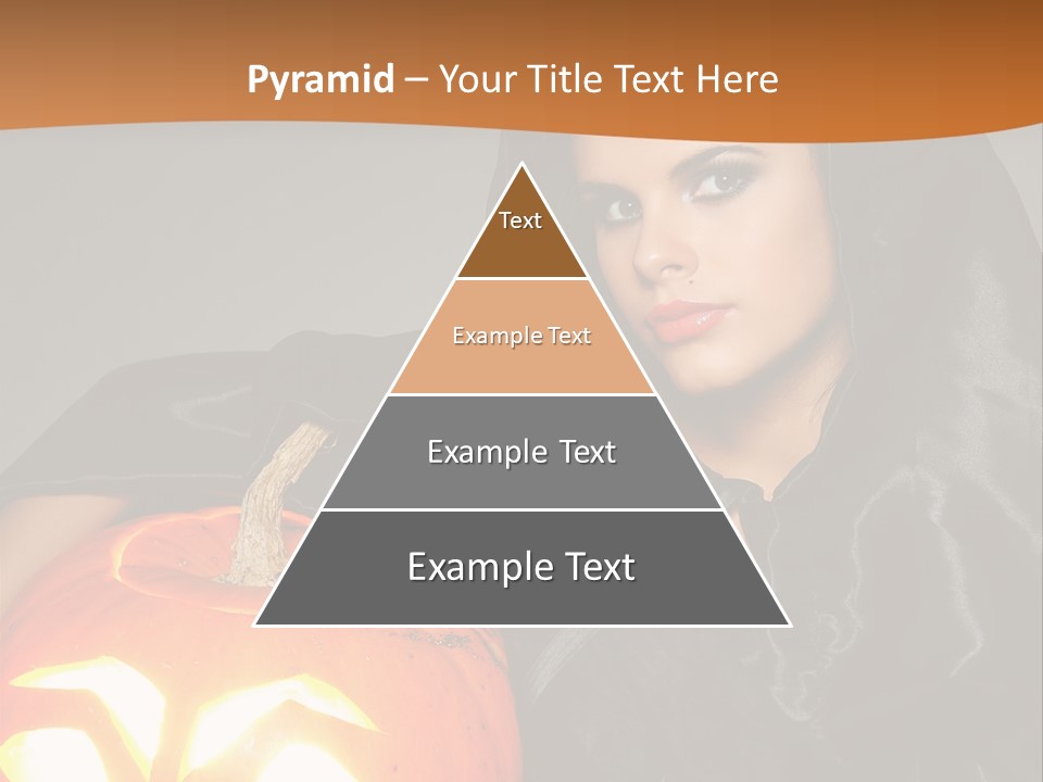 Costume Evil Sweetness PowerPoint Template