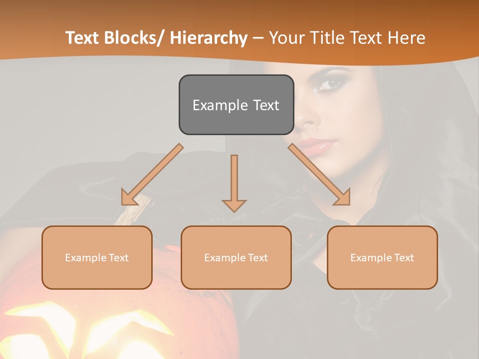 Costume Evil Sweetness PowerPoint Template