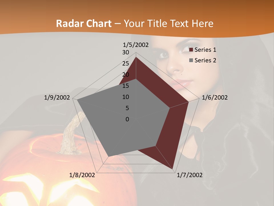 Costume Evil Sweetness PowerPoint Template