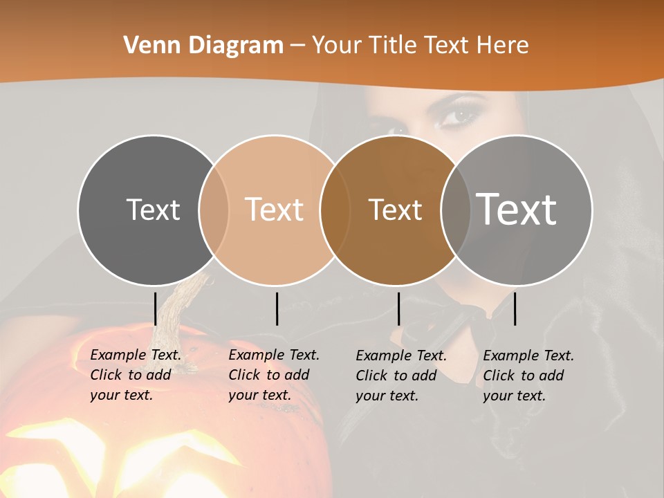 Costume Evil Sweetness PowerPoint Template