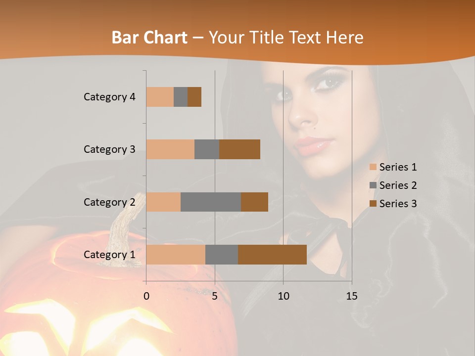 Costume Evil Sweetness PowerPoint Template