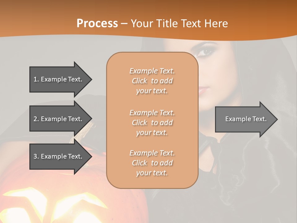 Costume Evil Sweetness PowerPoint Template