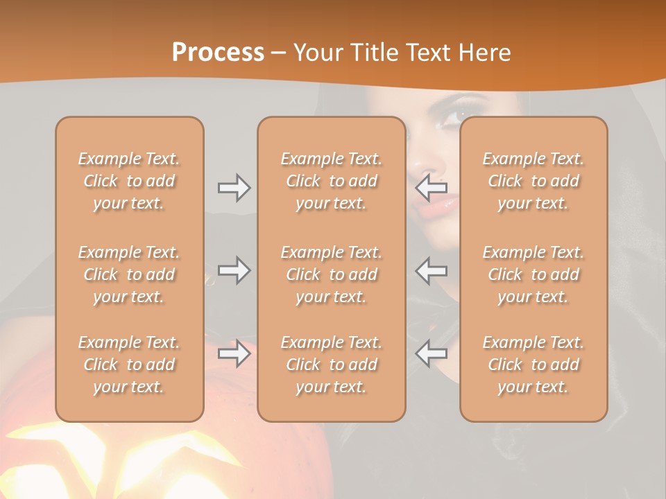 Costume Evil Sweetness PowerPoint Template