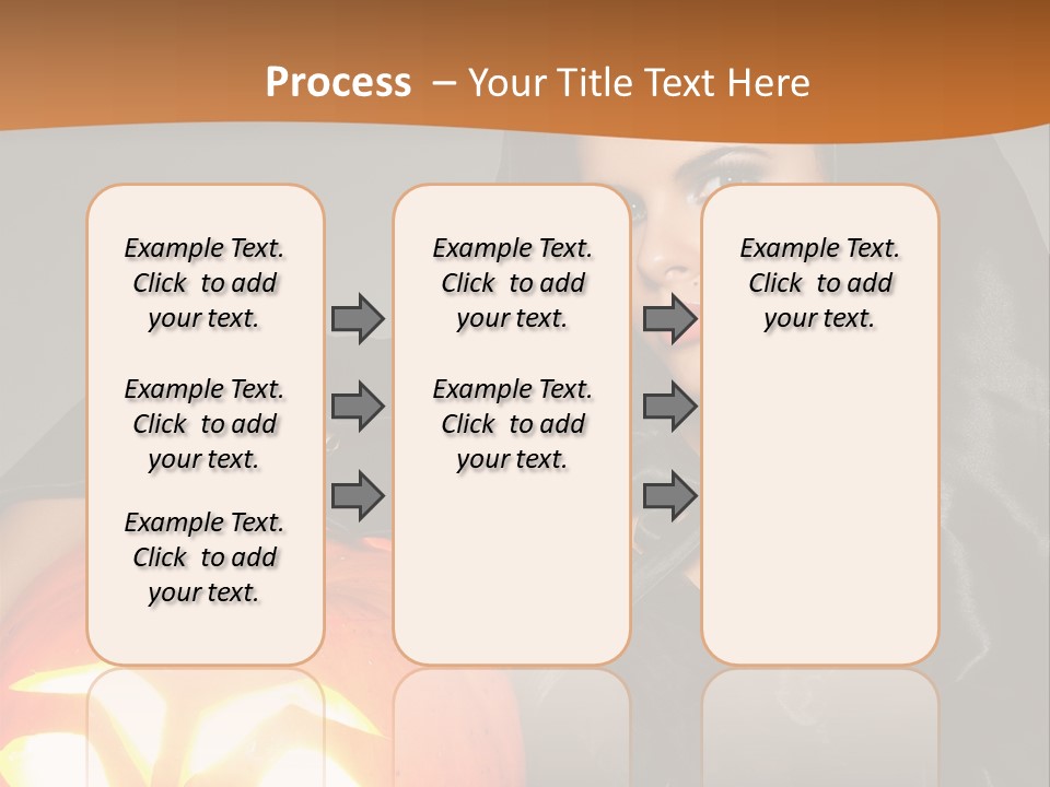 Costume Evil Sweetness PowerPoint Template
