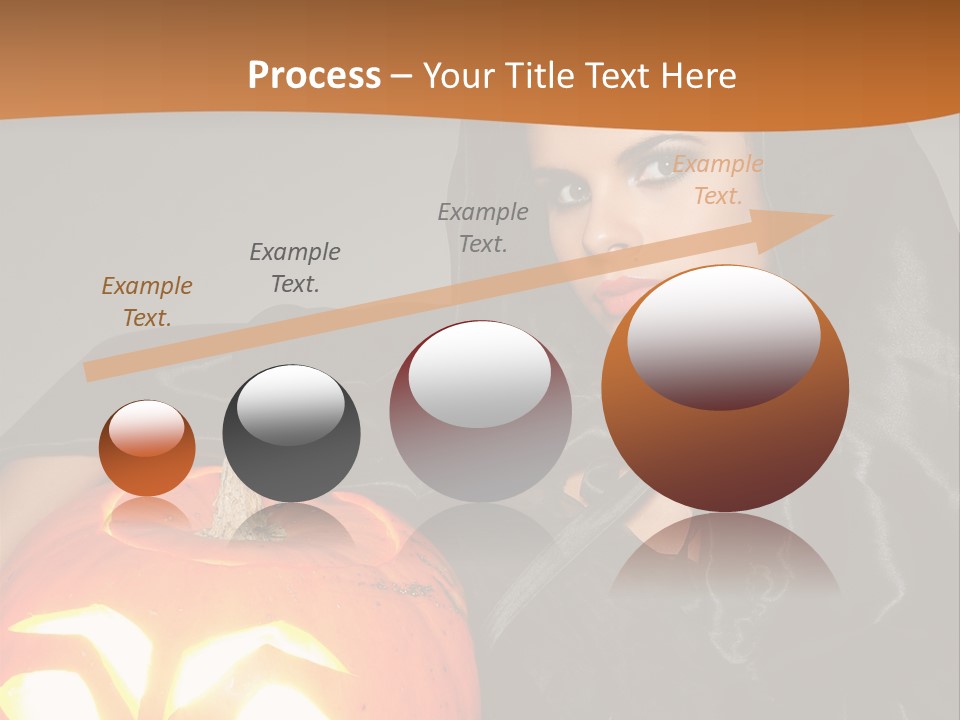 Costume Evil Sweetness PowerPoint Template