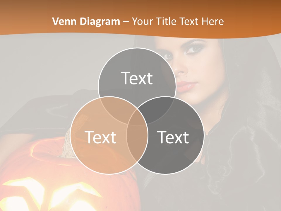 Costume Evil Sweetness PowerPoint Template