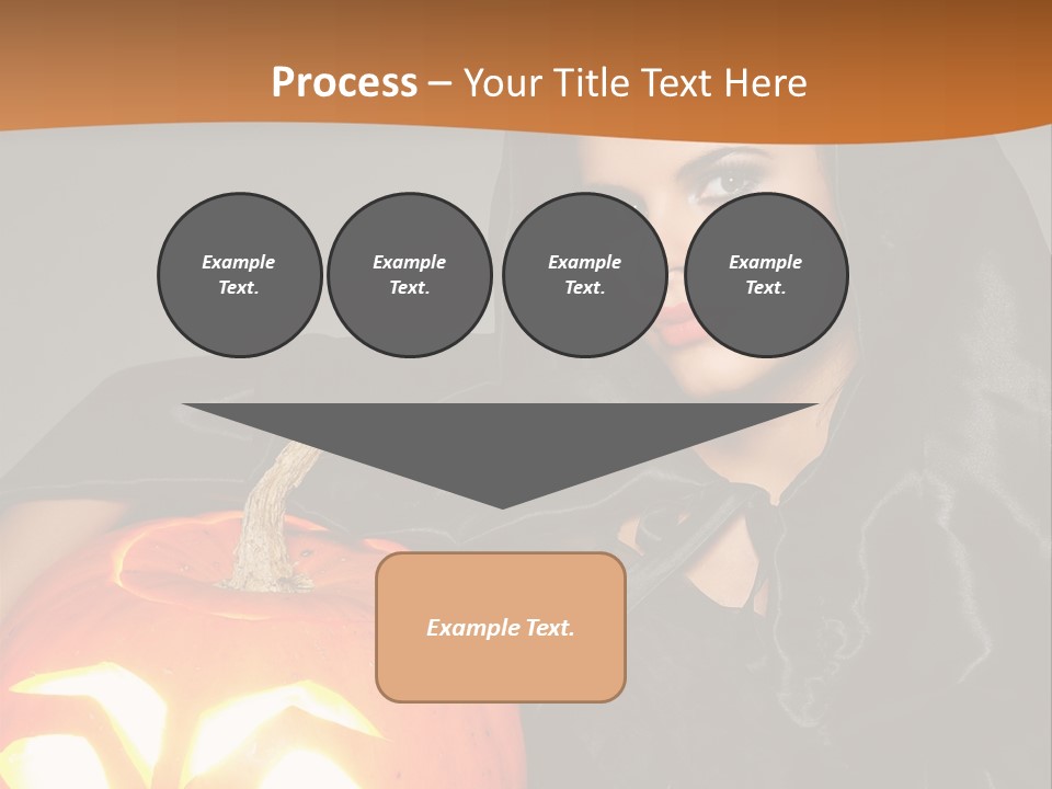 Costume Evil Sweetness PowerPoint Template
