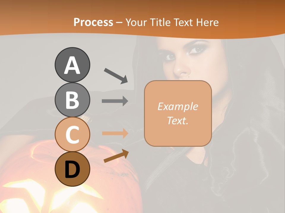 Costume Evil Sweetness PowerPoint Template