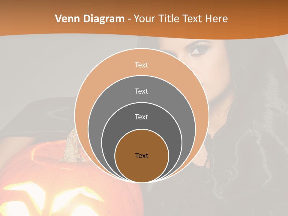 Costume Evil Sweetness PowerPoint Template