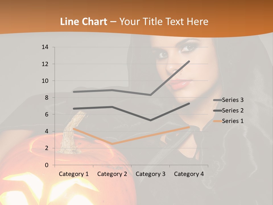 Costume Evil Sweetness PowerPoint Template