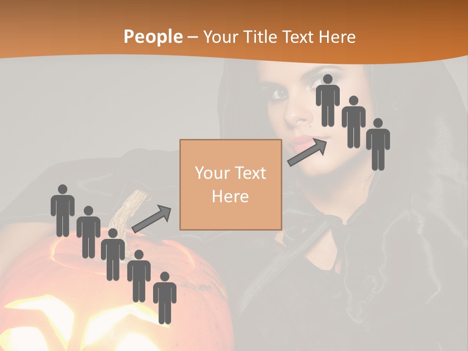 Costume Evil Sweetness PowerPoint Template