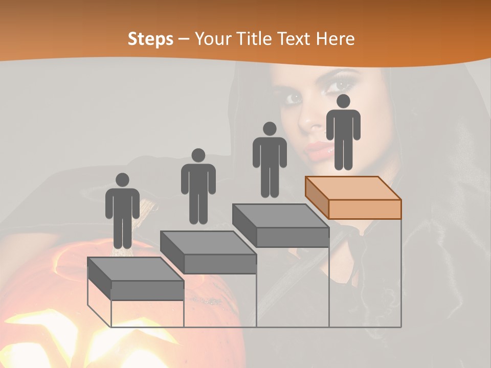 Costume Evil Sweetness PowerPoint Template