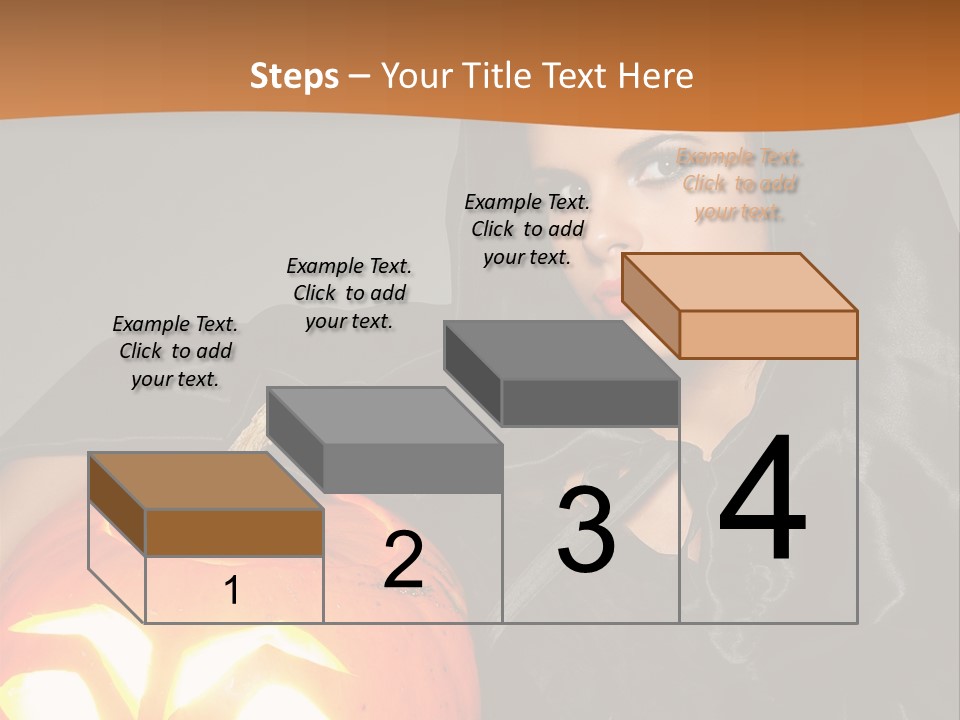 Costume Evil Sweetness PowerPoint Template