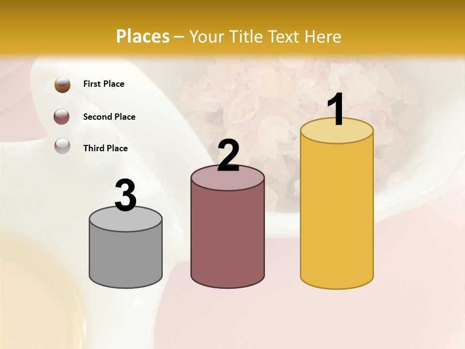 Flower Elegant Massage Salt PowerPoint Template