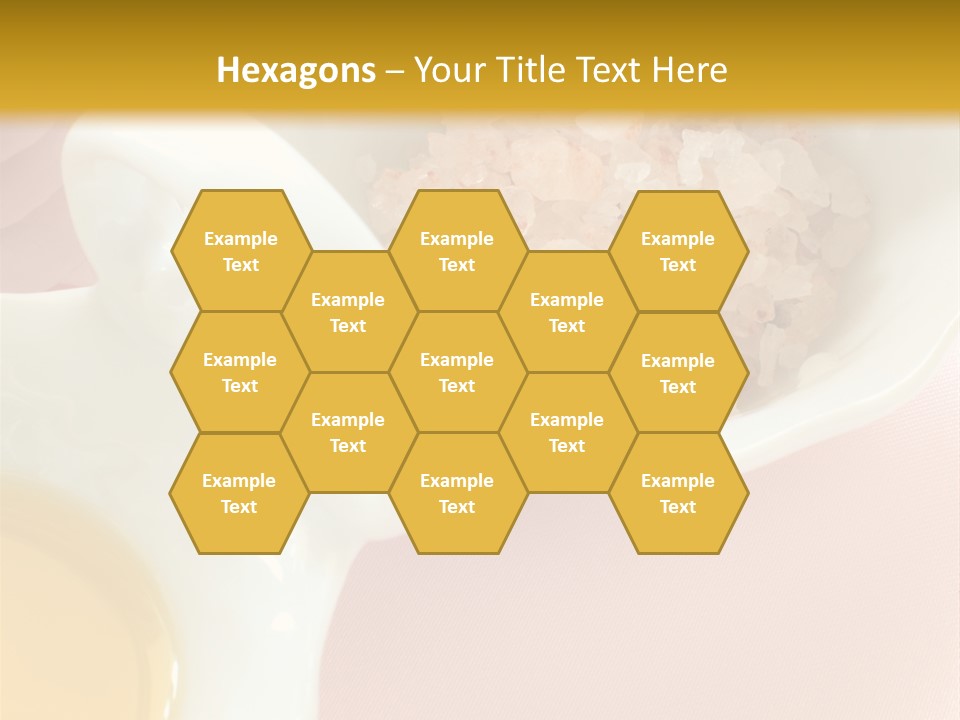 Flower Elegant Massage Salt PowerPoint Template