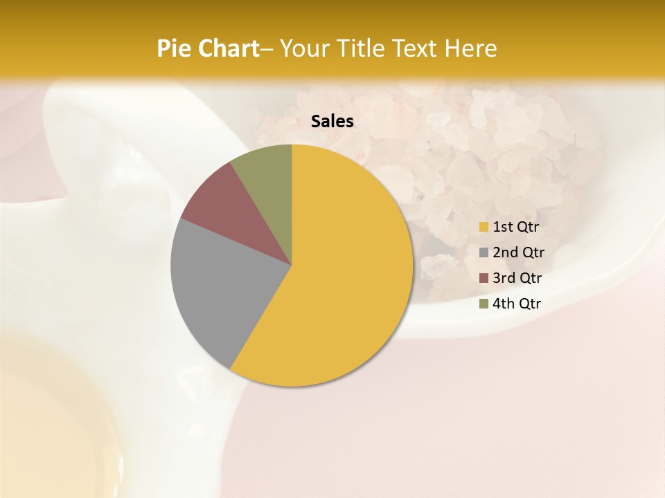 Flower Elegant Massage Salt PowerPoint Template