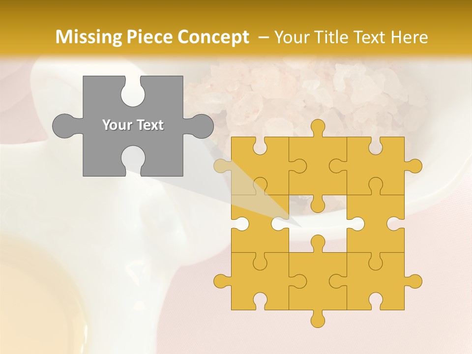 Flower Elegant Massage Salt PowerPoint Template