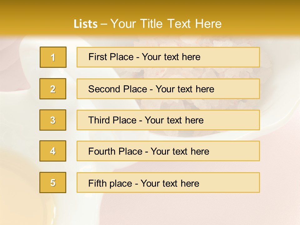 Flower Elegant Massage Salt PowerPoint Template