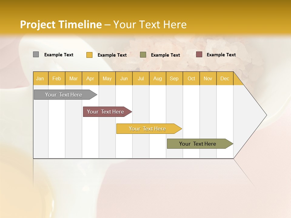Flower Elegant Massage Salt PowerPoint Template