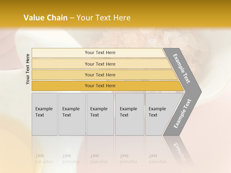 Flower Elegant Massage Salt PowerPoint Template