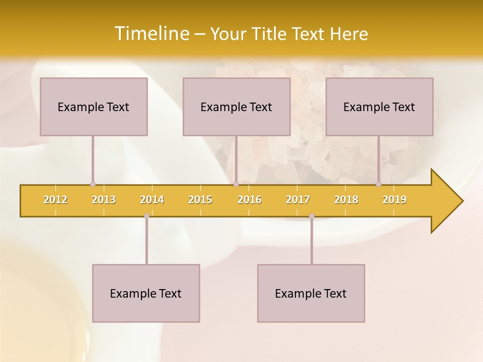 Flower Elegant Massage Salt PowerPoint Template