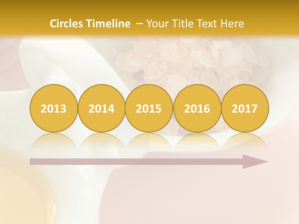 Flower Elegant Massage Salt PowerPoint Template