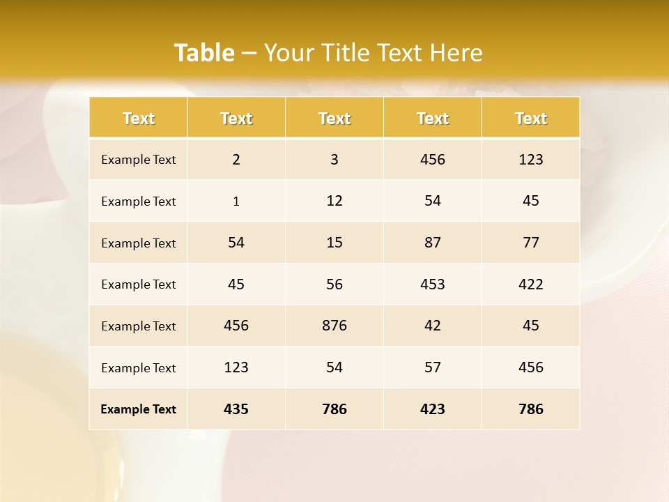 Flower Elegant Massage Salt PowerPoint Template