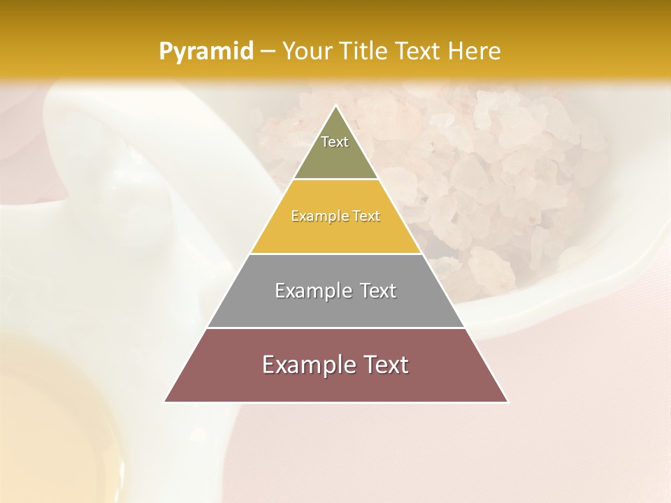 Flower Elegant Massage Salt PowerPoint Template