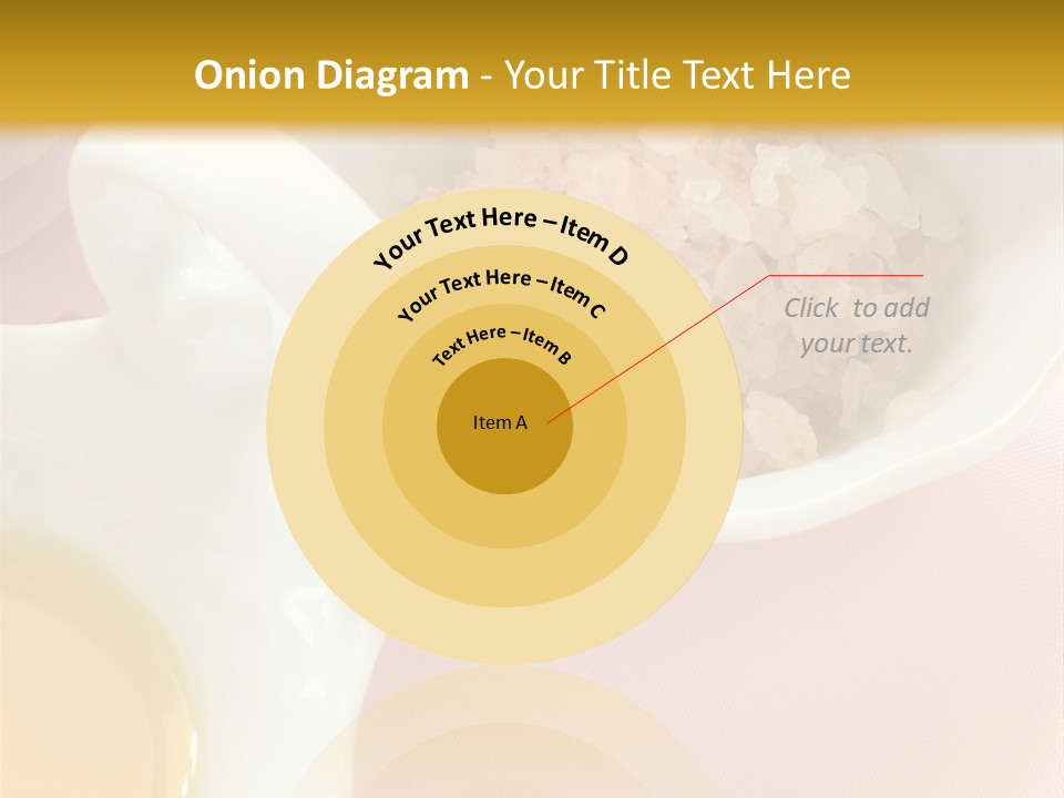 Flower Elegant Massage Salt PowerPoint Template