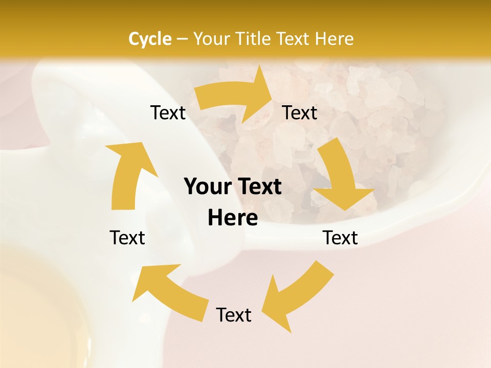 Flower Elegant Massage Salt PowerPoint Template