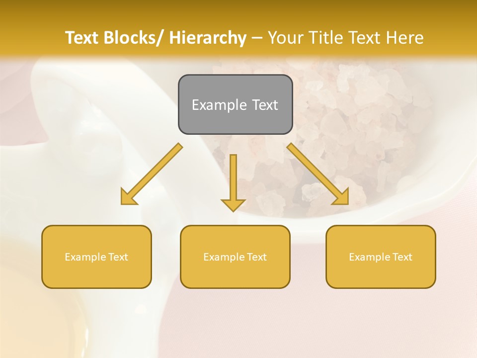 Flower Elegant Massage Salt PowerPoint Template
