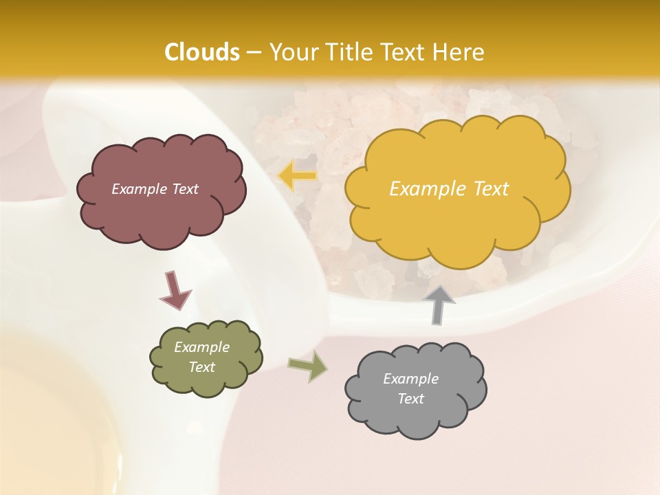 Flower Elegant Massage Salt PowerPoint Template