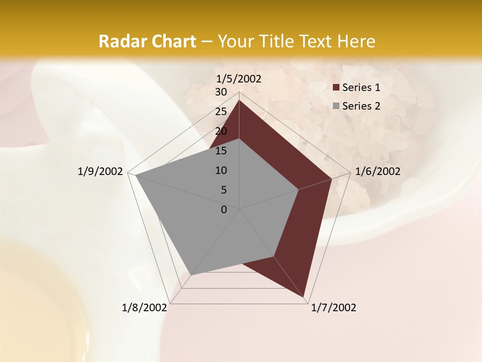 Flower Elegant Massage Salt PowerPoint Template