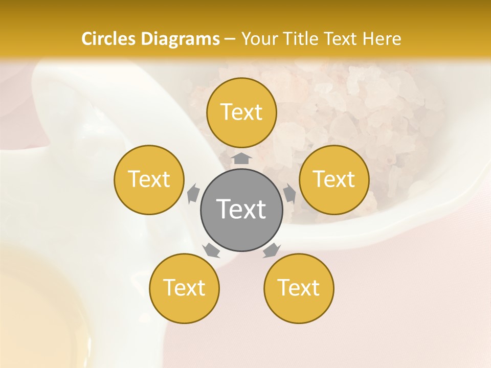 Flower Elegant Massage Salt PowerPoint Template