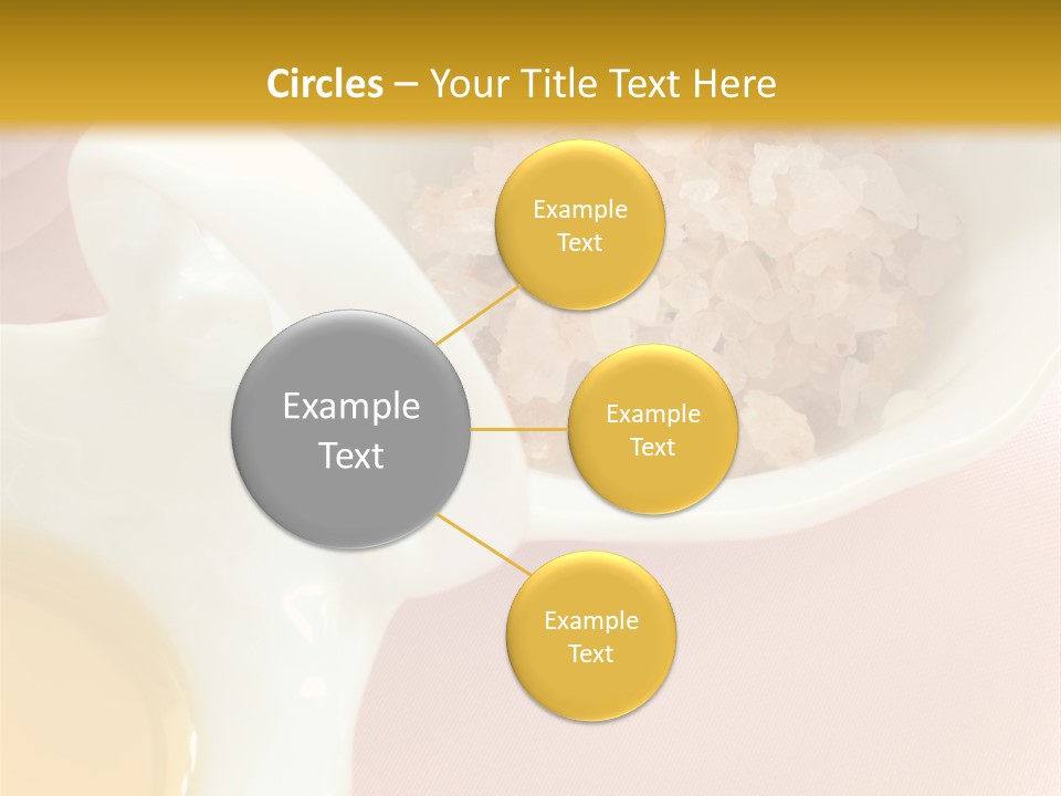 Flower Elegant Massage Salt PowerPoint Template