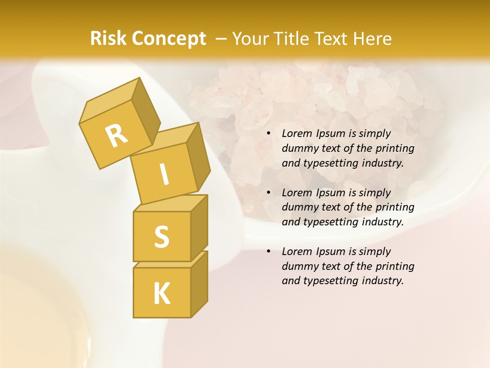 Flower Elegant Massage Salt PowerPoint Template