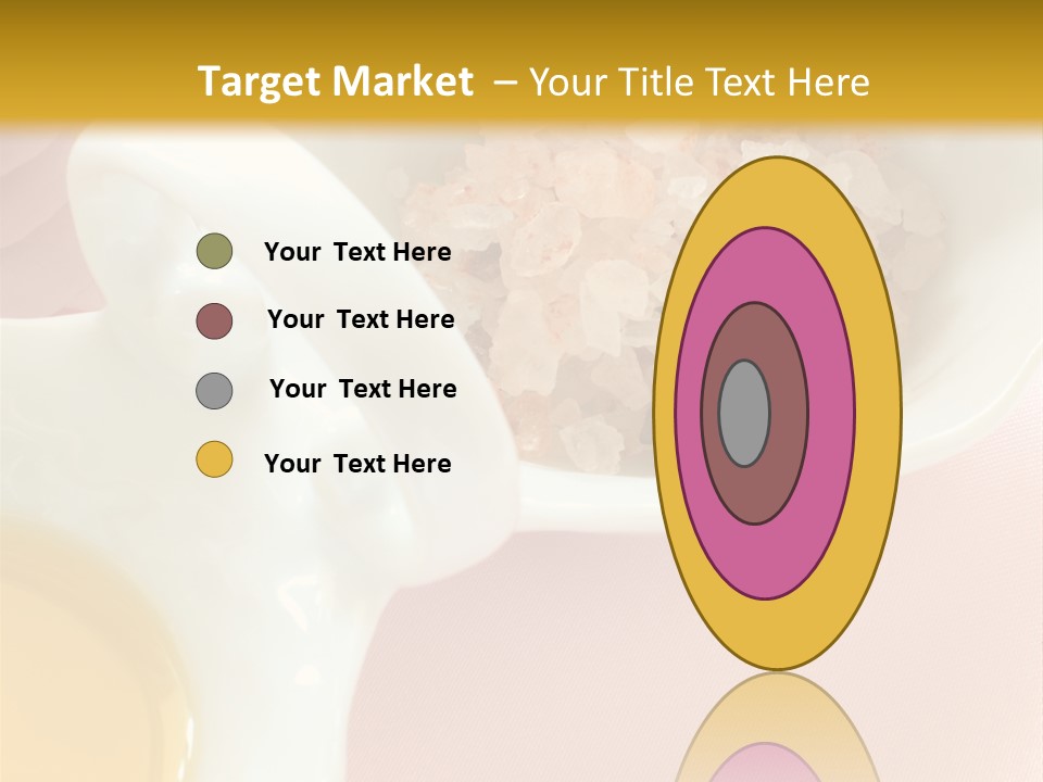 Flower Elegant Massage Salt PowerPoint Template