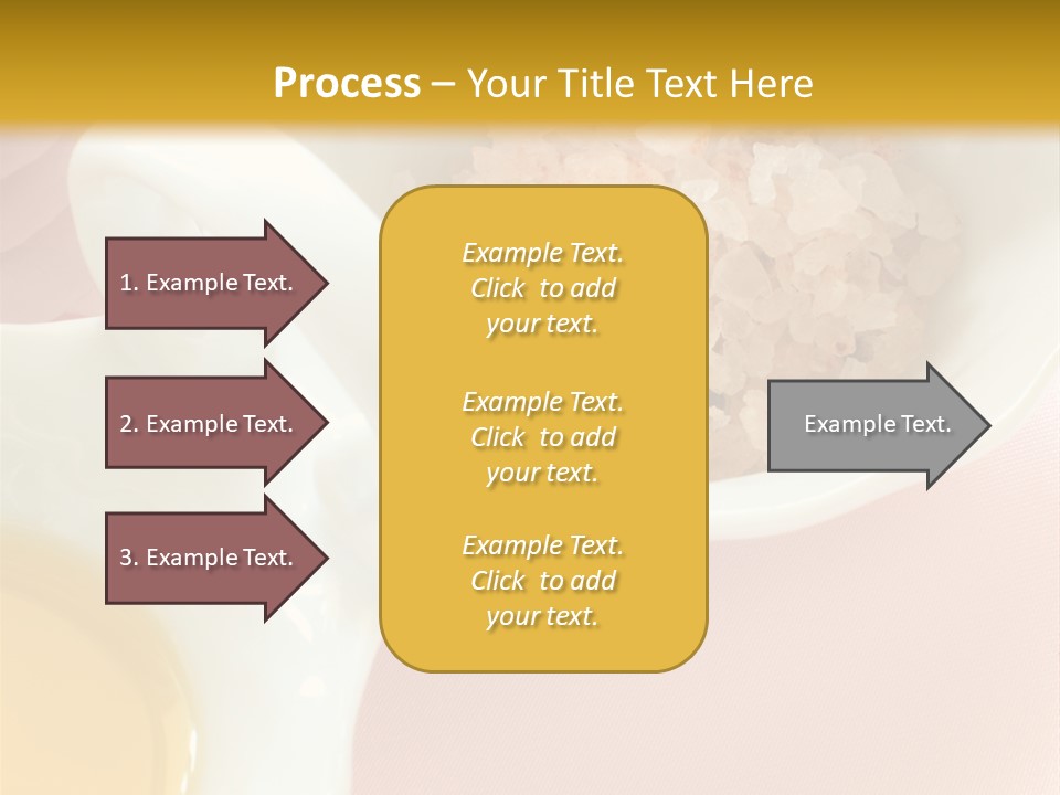 Flower Elegant Massage Salt PowerPoint Template