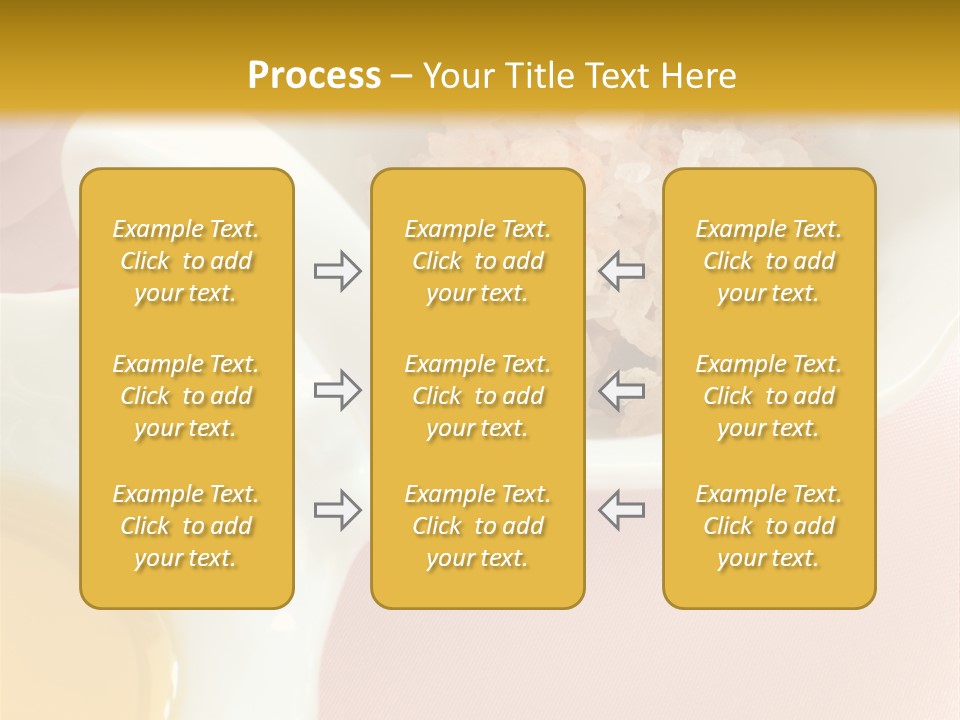 Flower Elegant Massage Salt PowerPoint Template