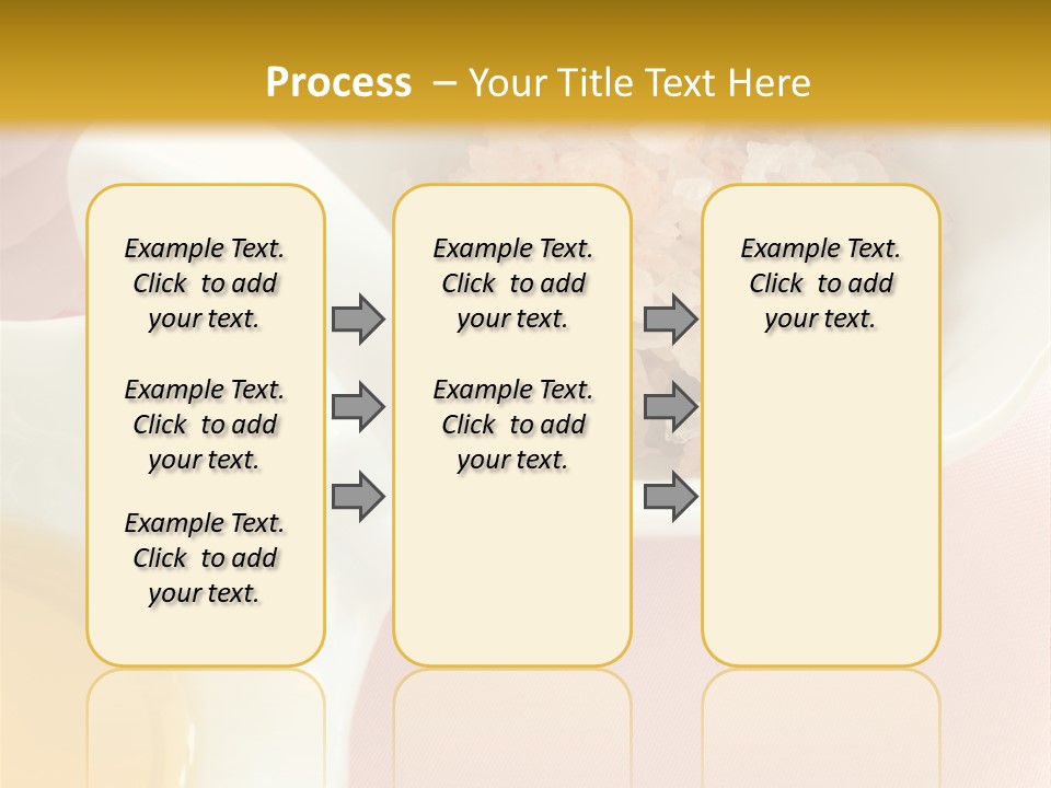 Flower Elegant Massage Salt PowerPoint Template