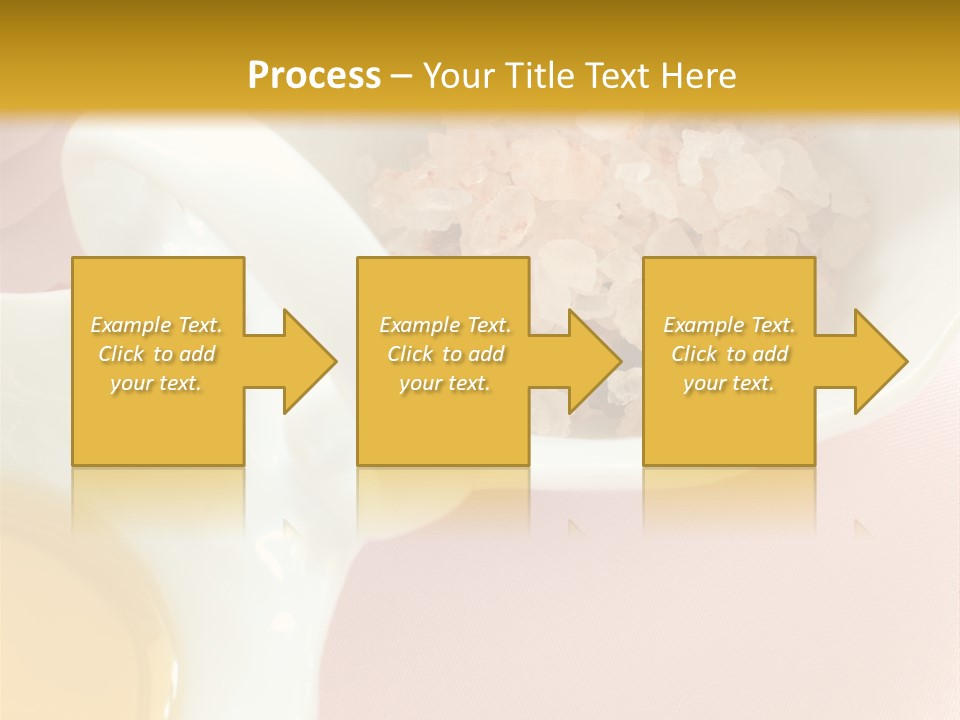 Flower Elegant Massage Salt PowerPoint Template